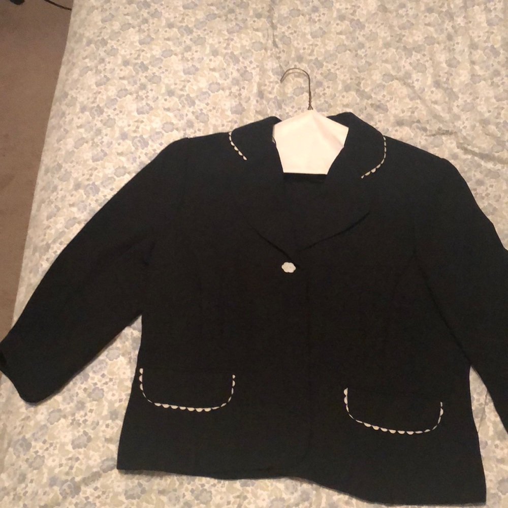 2 piece skirt suit